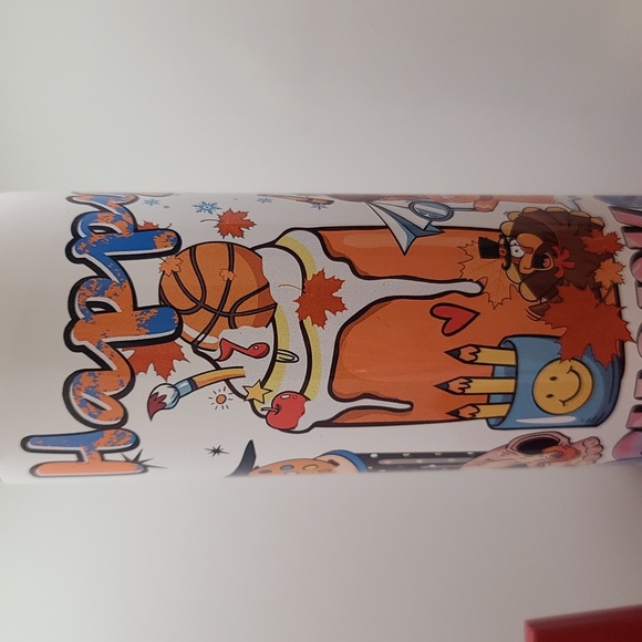 TEACHER STUDENT- HalloThanksMas SS Tumbler -Halloween Thanksgiving Christmas - Picture 1 of 7